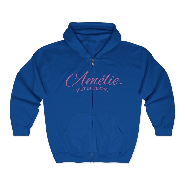 Amélie. Just Different Unisex Heavy Blend™ Full Zip Hoodie - Afbeelding 5