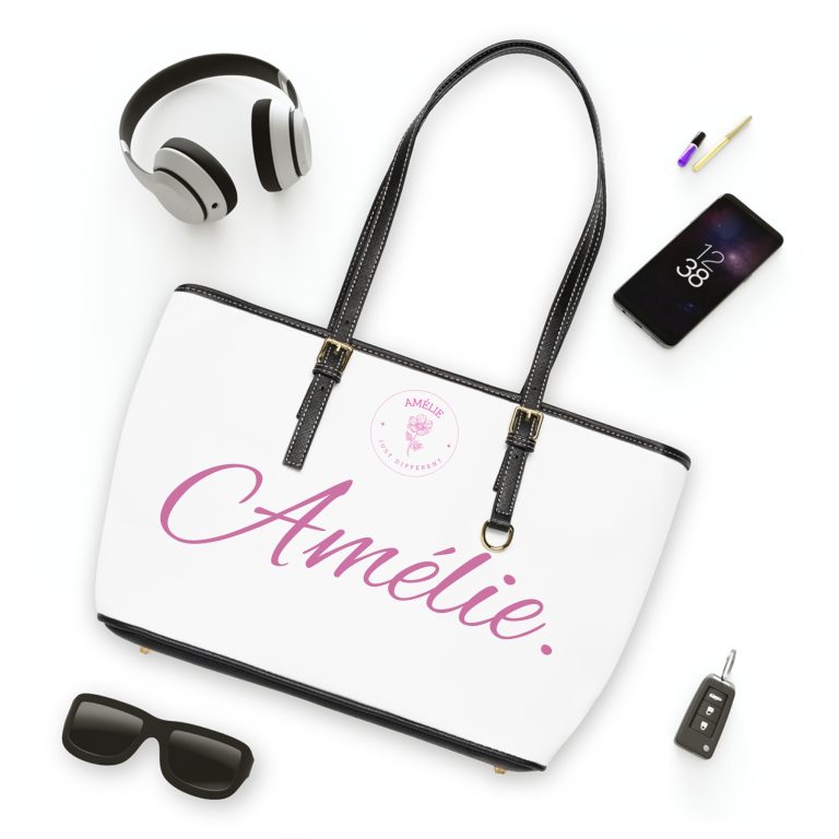 Chic PU Leather Shoulder Bag - 'Amélie' & 'Just Different' - Afbeelding 3