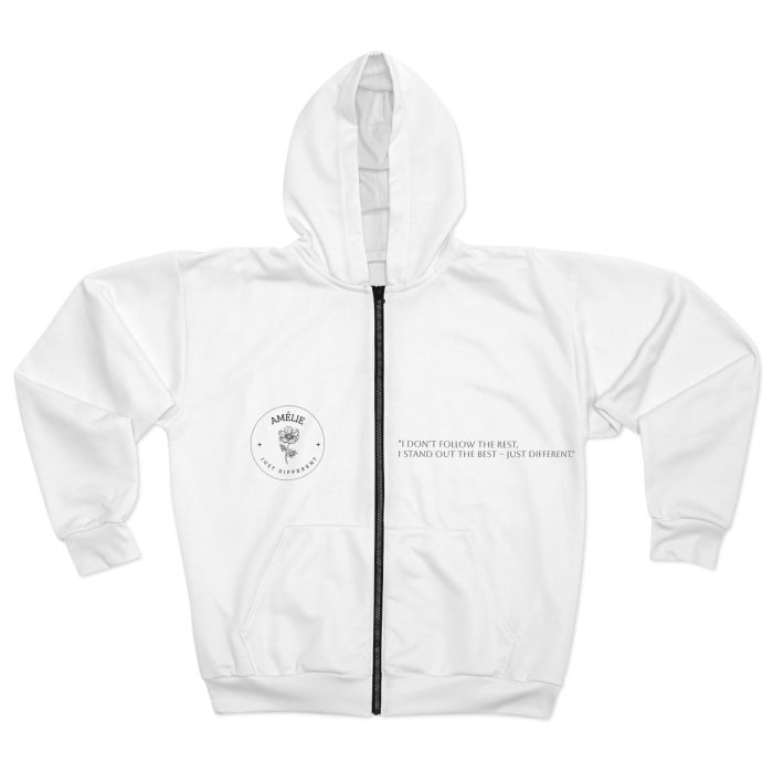 Copy of Unisex Zip Hoodie - 'Amélie Just Different' Casual Comfort Wear