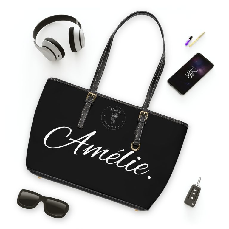 Chic PU Leather Shoulder Bag - 'Amélie' & 'Just Different' - Afbeelding 3