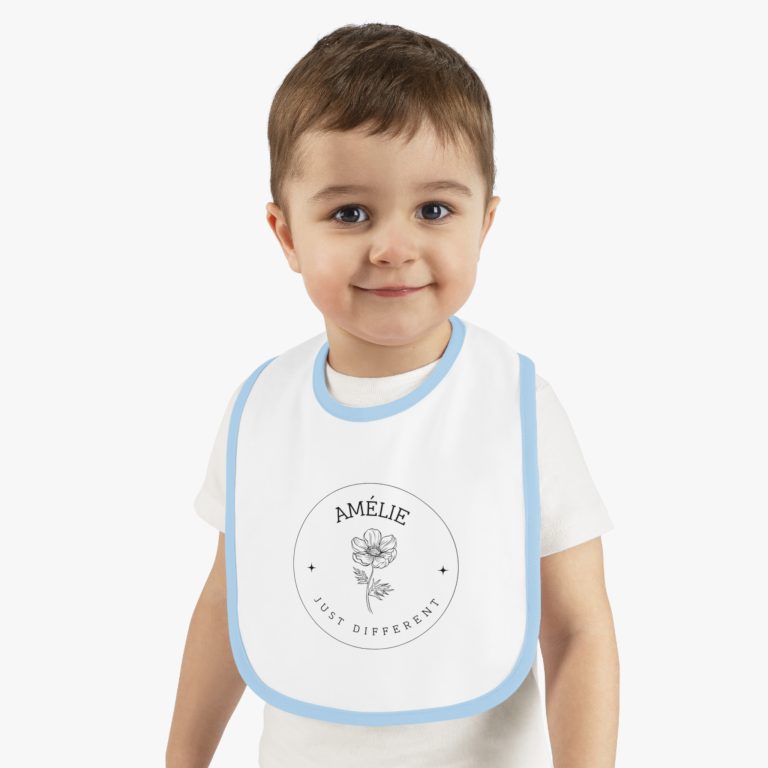 Baby Bib, Sweet and Practical, Perfect for New Parents, Baby Shower Gift, Keeps Clothing Clean. - Afbeelding 2