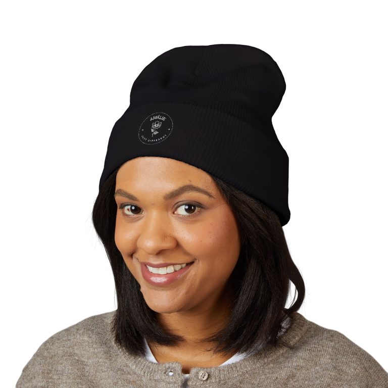 Stylish Classic Cuffed Beanie - Perfect for Winter, Gifts, and Everyday Wear, Unisex Beanie with Embroidery, Cozy Accessory, Trendy Headwear - Afbeelding 3
