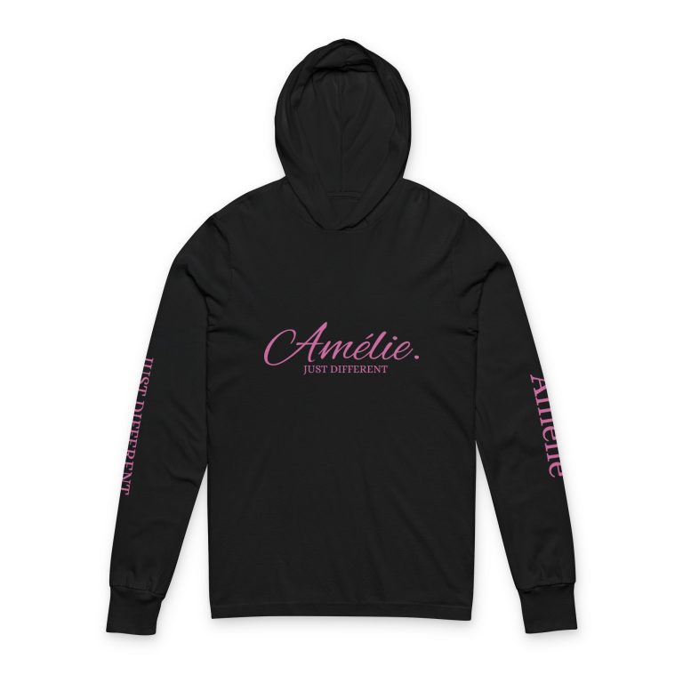 Amélie Unisex Hooded Long Sleeve Tee - Just Different - Stylish and Comfortable