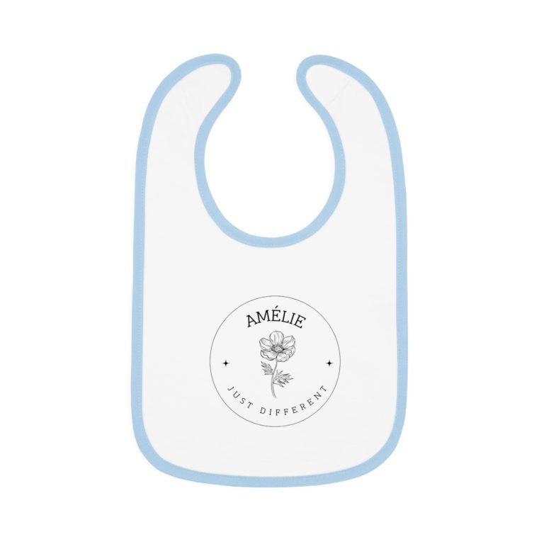 Baby Bib, Sweet and Practical, Perfect for New Parents, Baby Shower Gift, Keeps Clothing Clean.