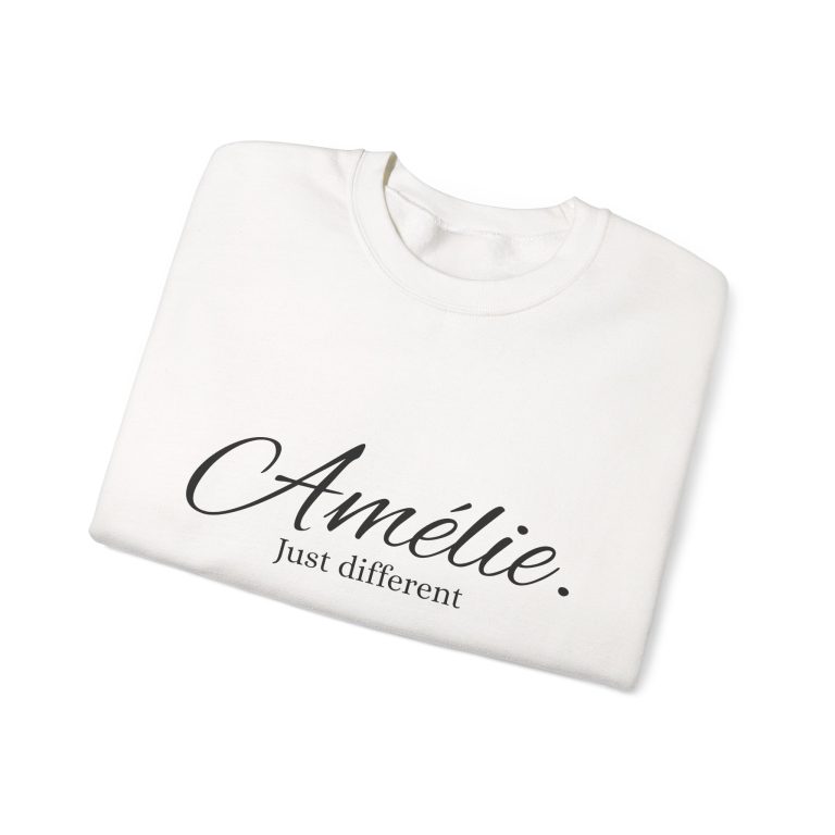 Amélie Just Different Crewneck Sweatshirt - Unisex Oversized Style, Perfect for Casual Wear & Gifts - Afbeelding 3