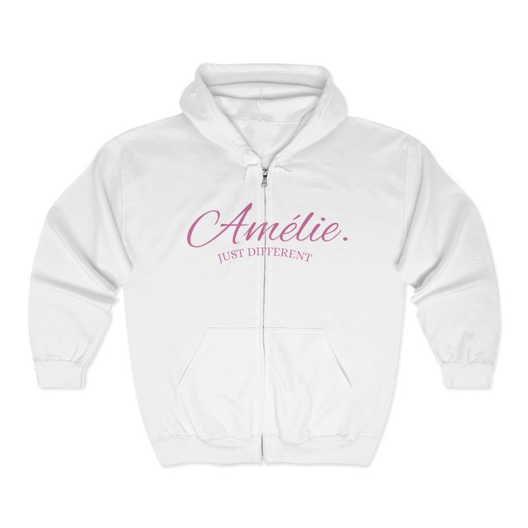 Amélie. Just Different Unisex Heavy Blend™ Full Zip Hoodie