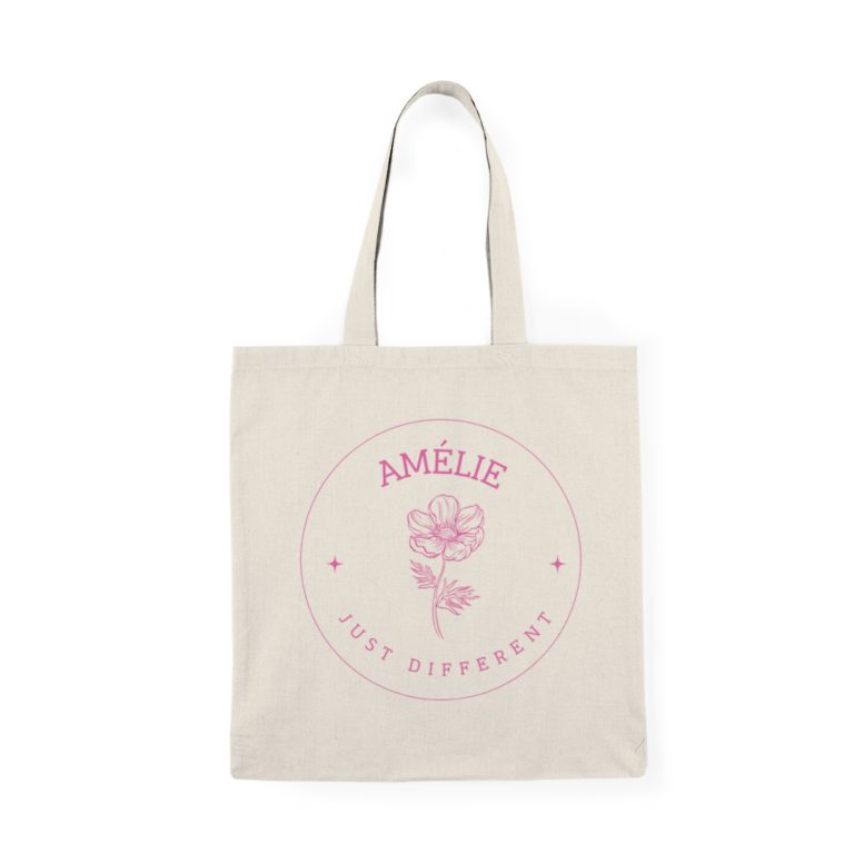 Amélie Floral Natural Tote Bag - Just Different Statement Bag