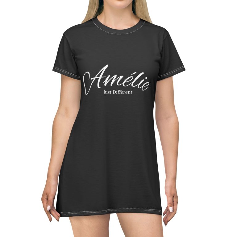 Amélie Just Different T-Shirt Dress - Casual Chic for Everyday Wear - Afbeelding 3