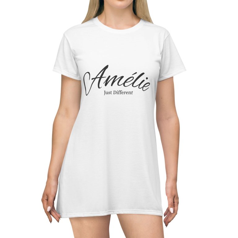 Amélie Just Different T-Shirt Dress - Casual Chic for Everyday Wear - Afbeelding 3