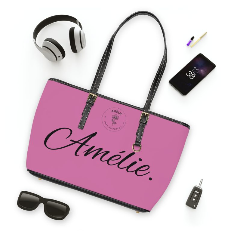 Chic PU Leather Shoulder Bag - 'Amélie' & 'Just Different' - Afbeelding 3