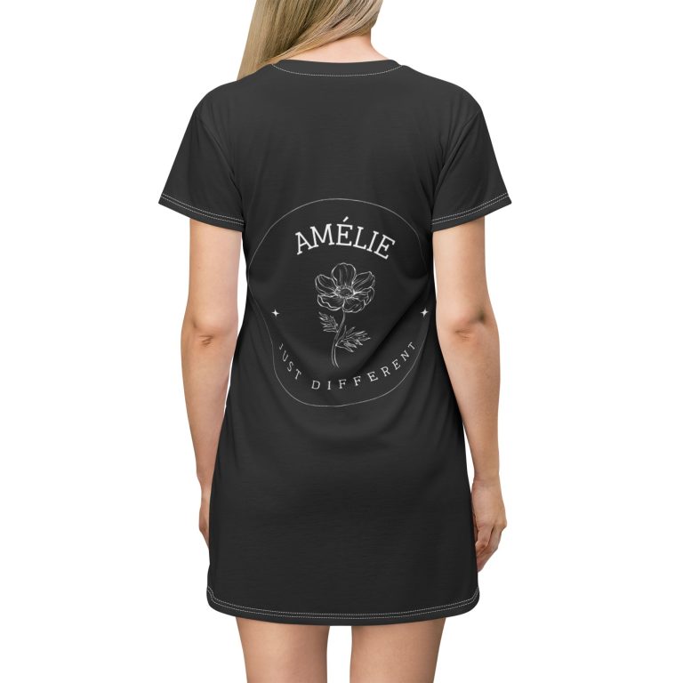 Amélie Just Different T-Shirt Dress - Casual Chic for Everyday Wear - Afbeelding 4