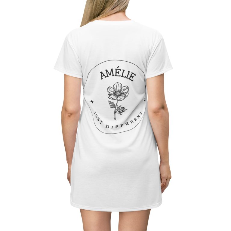 Amélie Just Different T-Shirt Dress - Casual Chic for Everyday Wear - Afbeelding 4