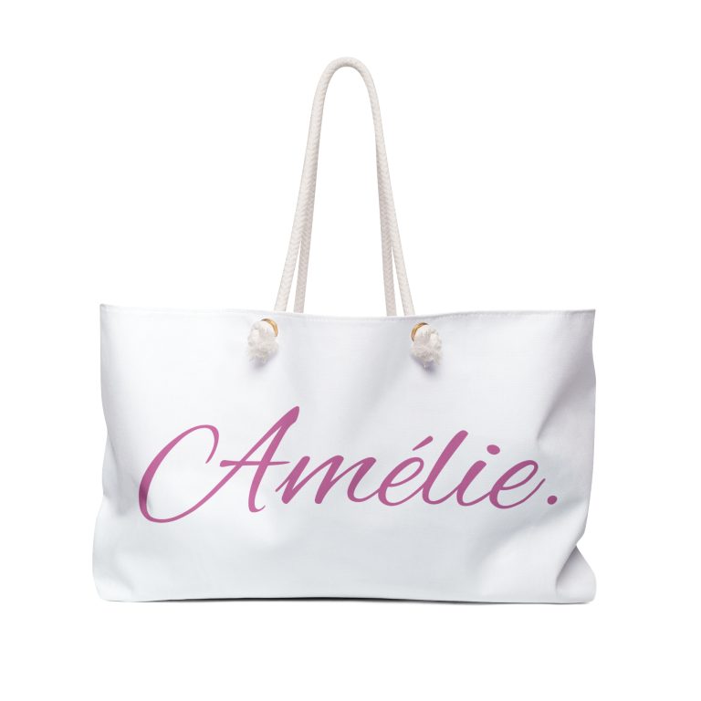 Pink Weekender Bag - Stylish Travel Tote for Amélie