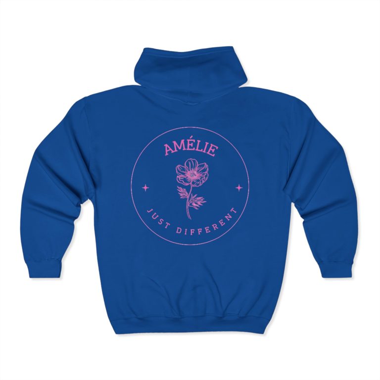 Amélie. Just Different Unisex Heavy Blend™ Full Zip Hoodie - Afbeelding 6